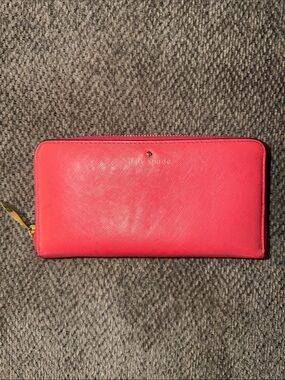 kate spade Hot Pink Zip Wallet